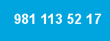 981 113 52 17 981 113 52 17
